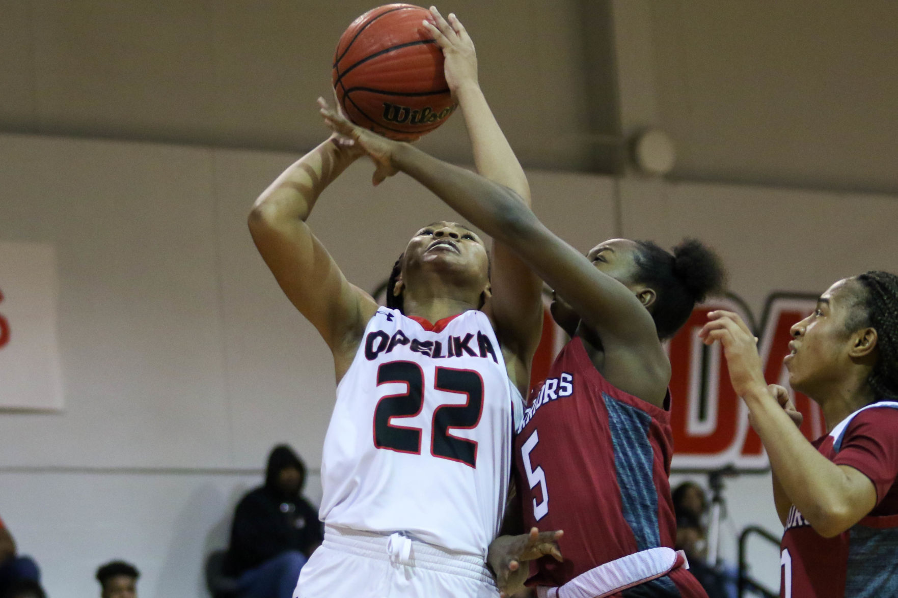 Opelika vs. Russell County Area 6-6A girls high school basketball